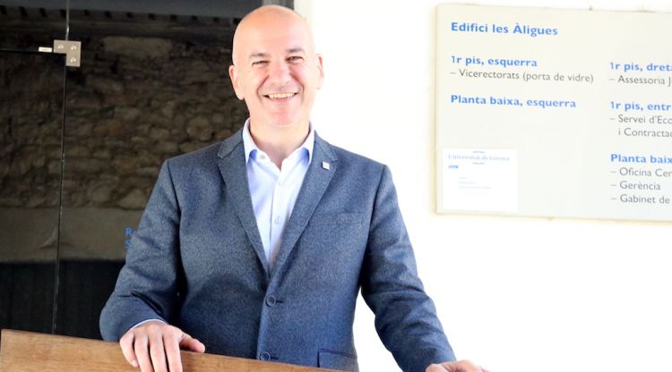 El rector de la Universitat de Girona, Quim Salvi. ACN