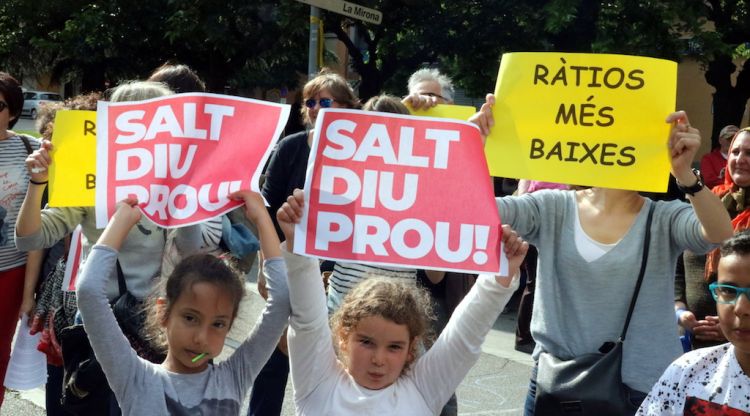 Un moment de la manifestació. ACN