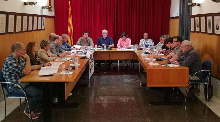 Un ple de l'Ajuntament de Cassà (arxiu)