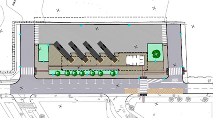 Planol de la futura estació