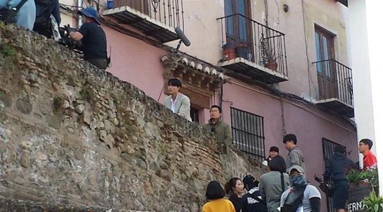 El rodatge, al Puente Espinosa de Granada, aquesta setmana. IndeGranada