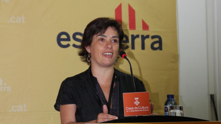 La cap de llista d'ERC a l'alcaldia de Girona, Blanca Palmada © ACN