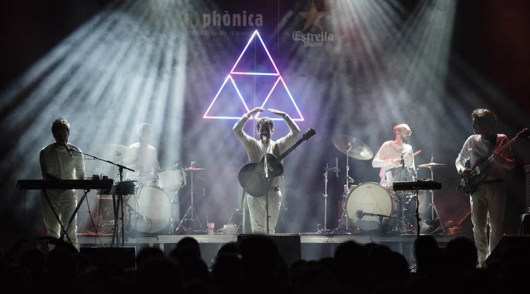 Un moment de l'actuació del grup El Petit de Cal Eril a l'edició del 2018 del festival (A)Phònica de Banyoles