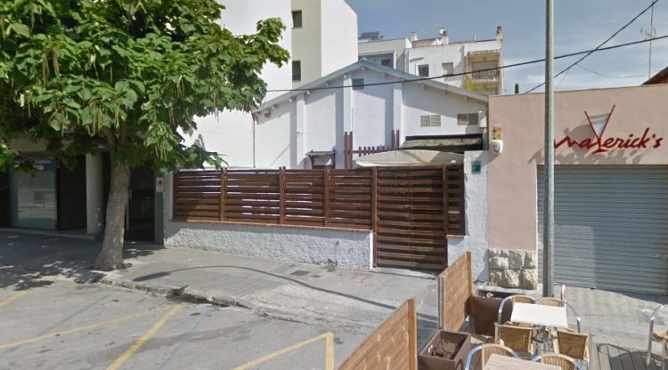 Exterior del bar precintat
