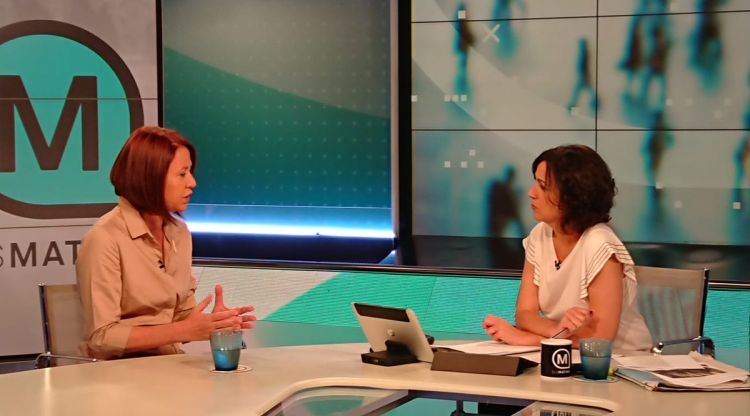 Marta Madrenas, avui a Els Matins de TV3. CCMA