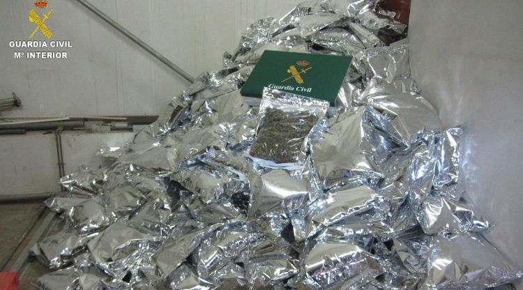 La droga comissada per la Guàrdia Civil a La Jonquera