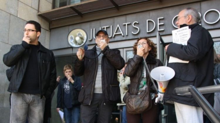 Un dels moments de la concentració © ACN