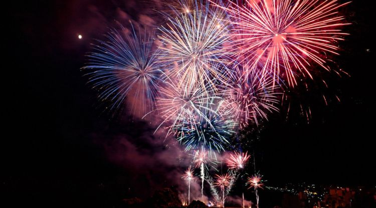 Imatge de l'espectacle guanyador del 48è Concurs Internacional de Focs d'Artifici de la Costa Brava. Aj. de Blanes