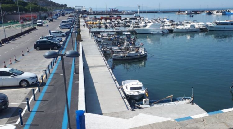 Pla general de la nova zona de passeig del port pesquer de Roses