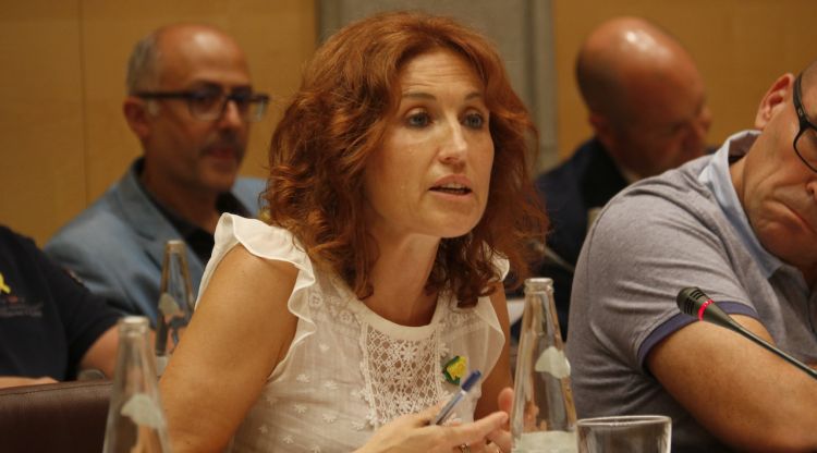 La nova vicepresidenta tercera de la Diputació de Girona, Maria Àngels Planas. ACN