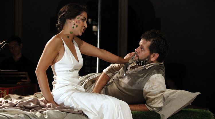 Galatea canta el seu amor a Acis, en l'òpera que s'estrena aquest vespres. ACN