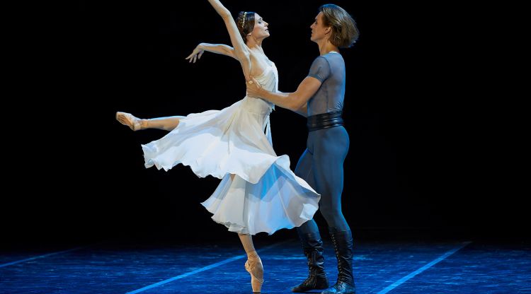 Svetlana Zakharova ahir a l'escenari de Peralada. Toti Ferrer