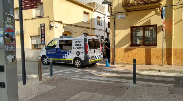 Carrer on es troba l'habitatge on s'ha iniciat la investigació. Ràdio Palafrugell