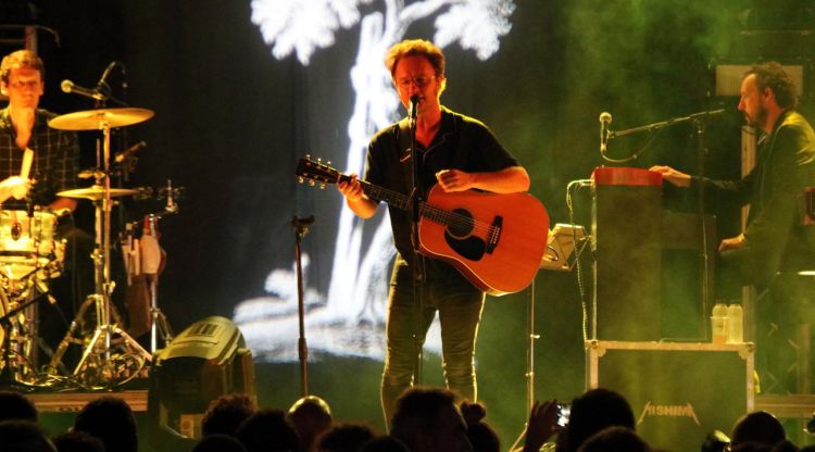 David Carabén durant el concert de Mishima. ACN