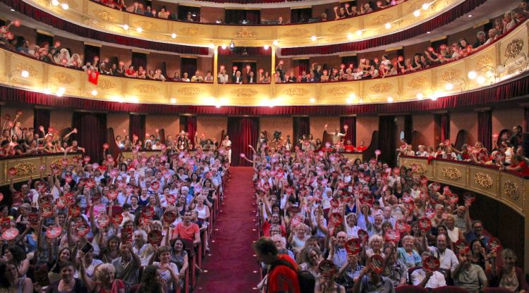 Assistents a l'esdeveniment cultural del Fitag de Girona el 2018