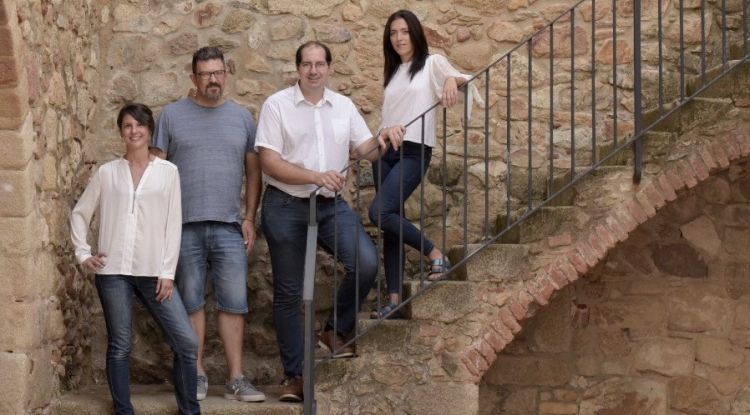 Presentació del partit SOM, aquest matí, amb els seus integrants
