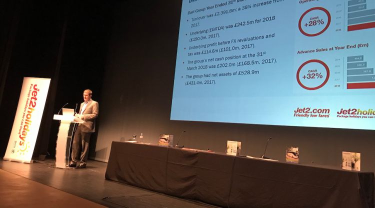 L'acte a Lloret de Mar durant el qual han presentat les previsions per al 2019. ACN