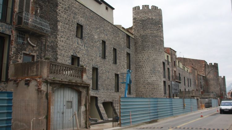 La muralla es troba en fase de restauració © ACN