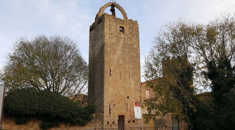 La façana exterior de la torre de Peratallada. ACN