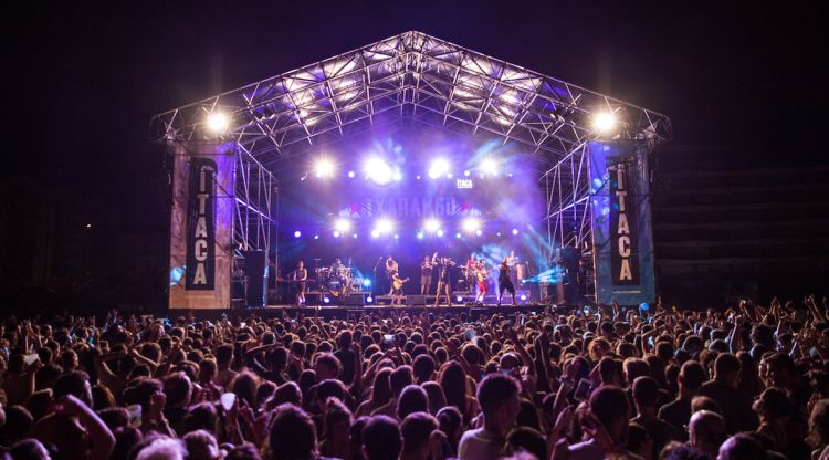 Una de les nits de concerts del festival Ítaca Sant Joan de l'edició 2018