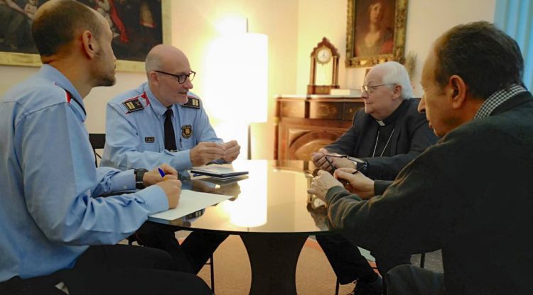 La reunió anual de balanç de robatoris en els temples religiosos entre els Mossos d'Esquadra i el Bisbat de Girona