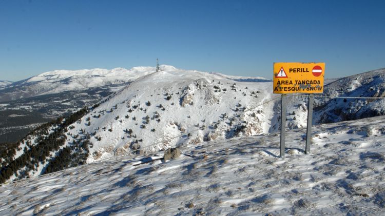 El nen es dirigia a la cota 2.500 de La Masella © AG