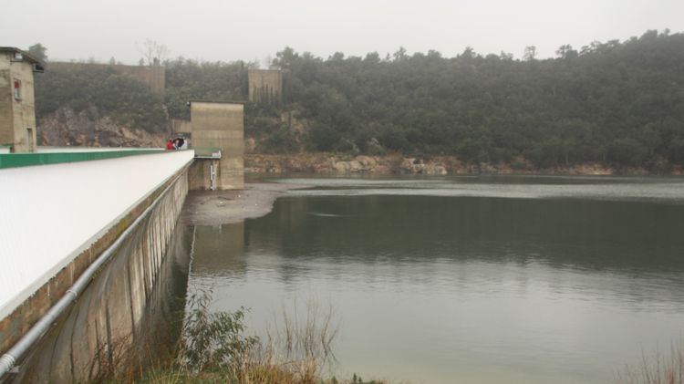 El pantà de Boadella en una imatge d'arxiu