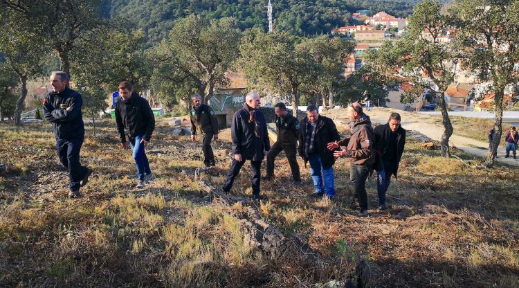 La zona de la Jonquera on s'ha actuat per prevenir incendis