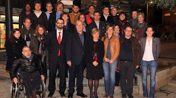 Els membres de la llista encapçalada per Pia Bosch © AG
