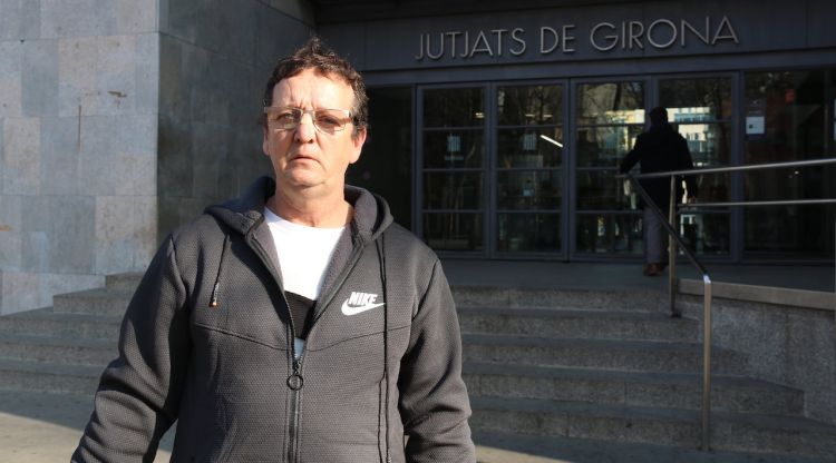 Juan Francisco Beamonte davant dels jutjats de Girona. ACN