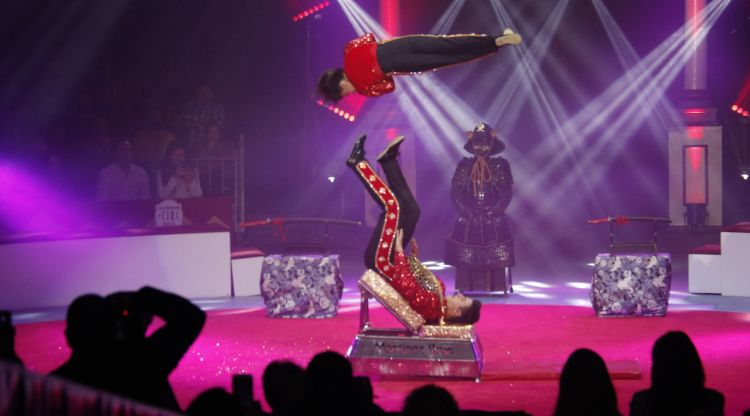 Un moment de l'espectacle Martínez Bros. ACN