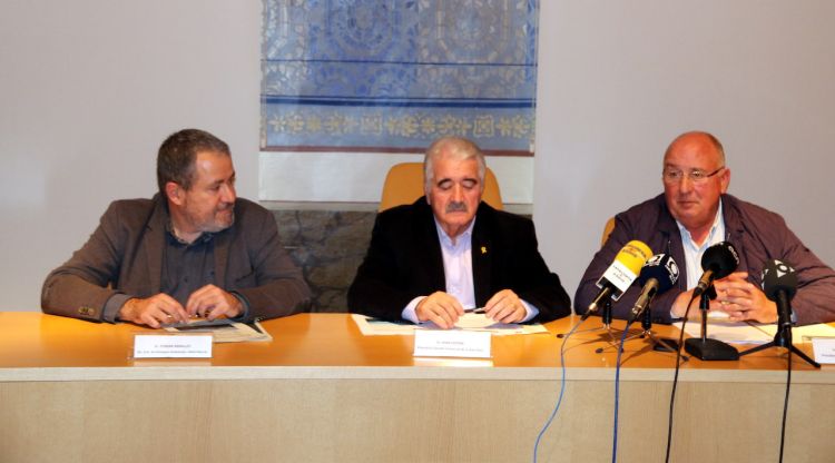 Santi Reixach, Joan Espona i Ferran Miralles. ACN