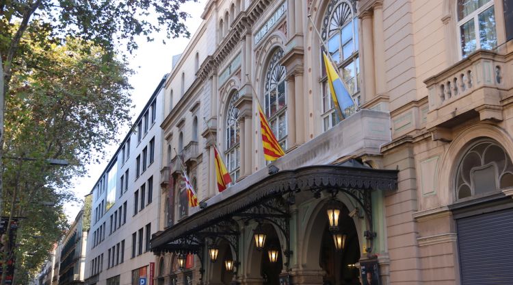 Façana del Gran Teatre del Liceu. ACN