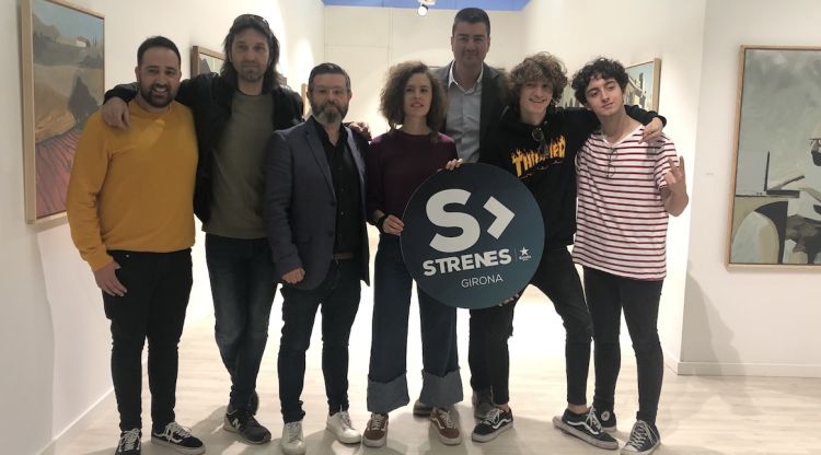 Foto de família dels participants a la secció de Talent Gironí. M. Estarriola