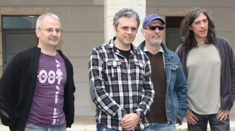 Pep Bosch, Josep Thió, Cuco Lisicic i Gerard Quintana aquest dilluns a la Mercè de Girona © ACN