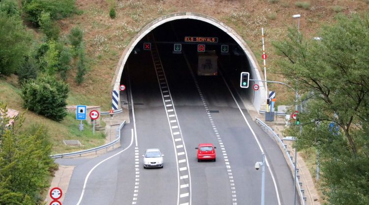 Un dels accessos al túnel de Bracons. ACN