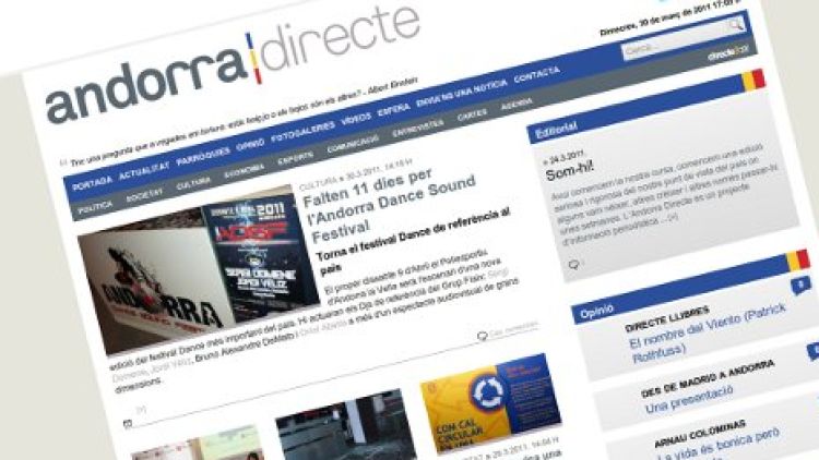 Andorra Directe és el primer digital del país © AG