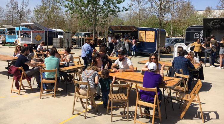 Un instant de la Food Truck Market&Co de Salt de l'any passat