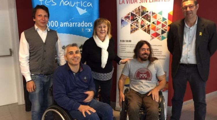 Acte de presentació del festival dedicat a les persones amb discapacitat que es farà a Empuriabrava