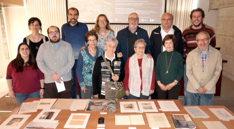 L'acte d'oficialització de la cessió del material de la Guerra Civil a Torroella de Montgrí