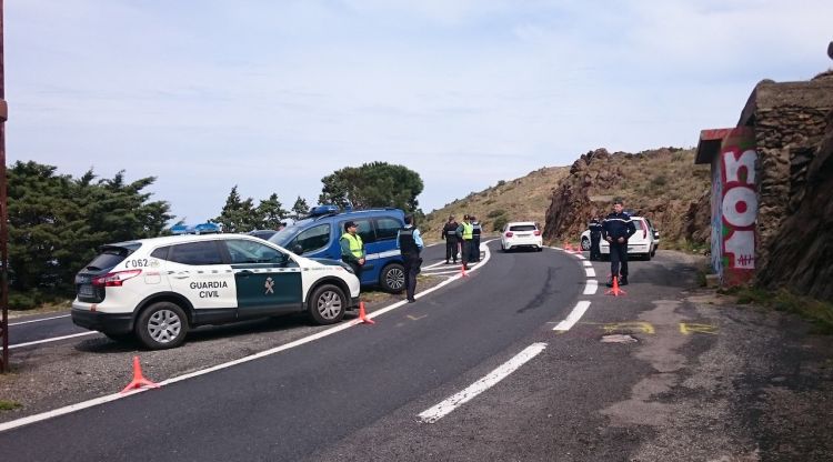 Un dels controls que la Guàrdia Civil i la Gendarmeria francesa van fer la setmana passada a la Selva