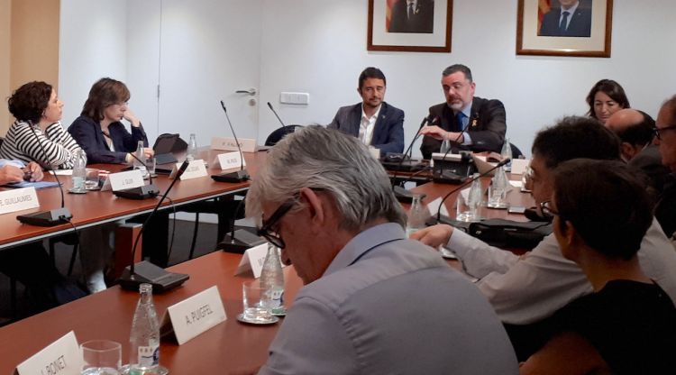 Un instant del consell de direcció de l'Agència de Residus de Catalunya (ARC)