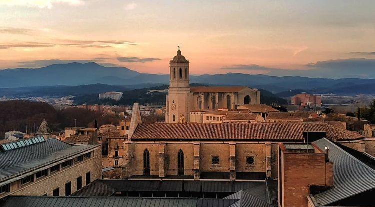 Vista de Girona amb la Catedral de fons. Lluís Vallès