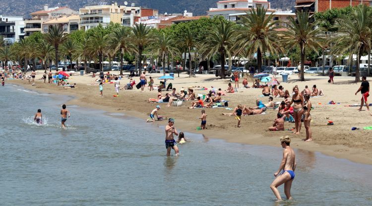 La platja de Roses. ACN