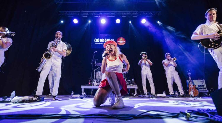 El concert de Brass Against, un dels espectacles gratuïts que es van poder veure durant aquesta setzena edició del festival