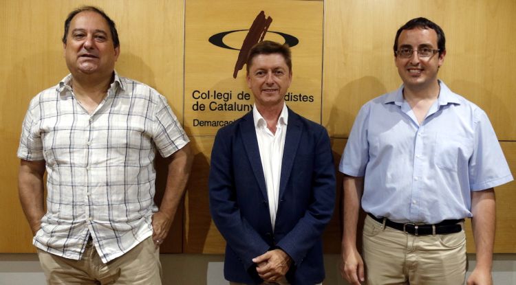 Presentació del pacte al Consell Comarcal de la Selva. ACN