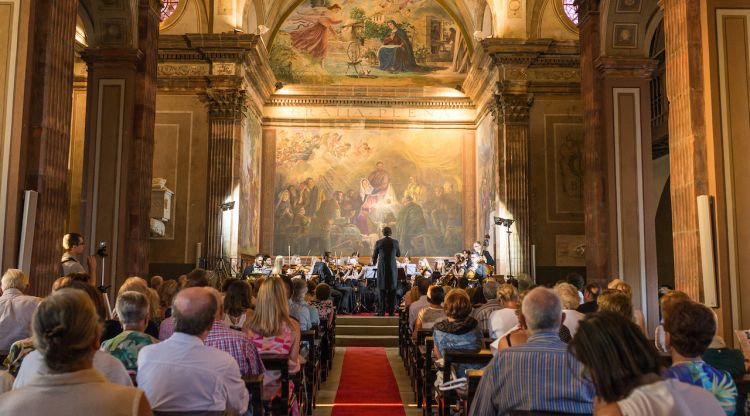 Un instant del festival durant l'edició de 2017 a l'església de l'Esperança. Lluís Català