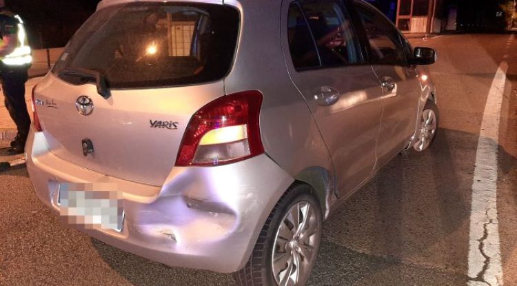 El vehicle que portava el conductor begut que va provocar dos accidents a La Jonquera