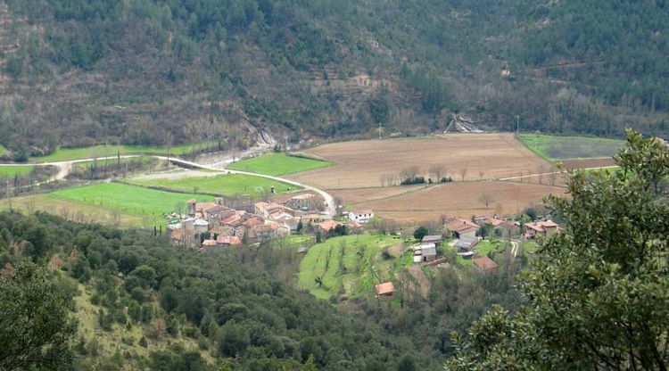 El poble d'Oix pertany a l'Alta Garrotxa