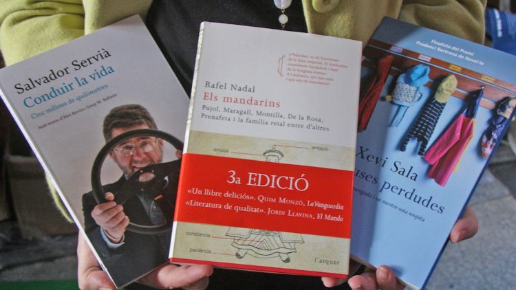 Els llibres d'autors gironins que s'han venut més per Girona © ACN